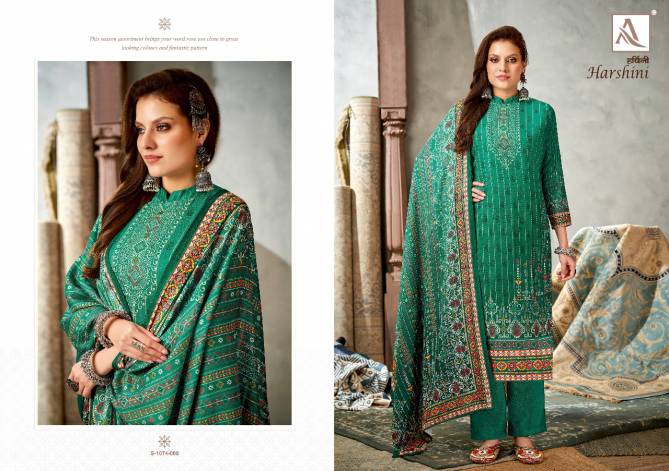 Alok Harshini Casual Wear Pashmina Wholesale Dress Material Collection
